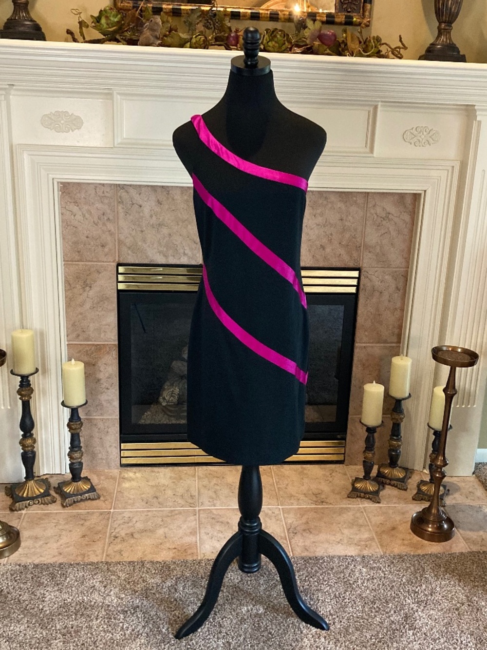 JAY GODFREY One Shoulder Dress Size 4